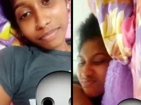 Observe a slim dame get turned on in