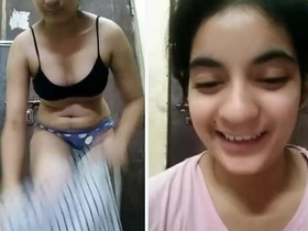 Fabulous Indian girl pleasures herself