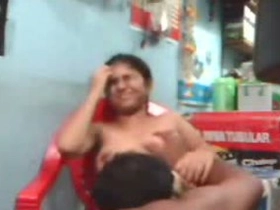 Bhabhi's large boobs and nice  get a