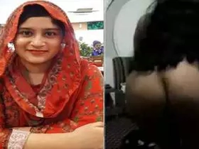 Muslim girl in hijab flaunts her fat