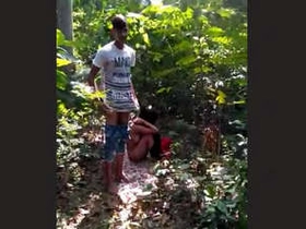 Young couple gets caught by villagers