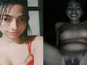 A youthful Bengali girl in school