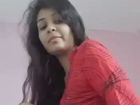 Indian female flaunts her  in a enticing