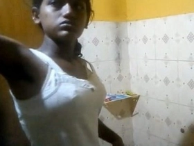 Paid Indian girl taunts with her boobs