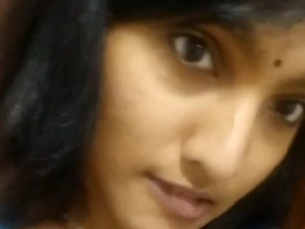 Naked Indian girl flaunts her bare orbs