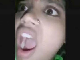 Insane Desi dame takes it firm in the