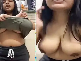 Indian milk truck girl without bra in