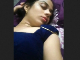 Witness a sexy friend wifey sleep and