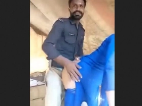 Ladyboy gets  by Pakistani policeman in
