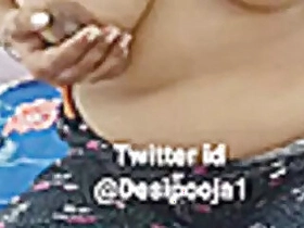 Super-naughty Lily in a live video call