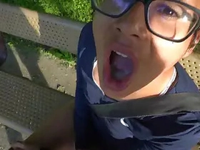 Public Agent Gives Deep Dt on Park Bench