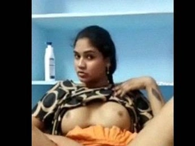 Insatiable wife Malayali gives solo