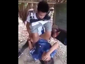 Schoolgirl investigates her sexiness