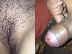 Spouse secretly films his wife's pussy