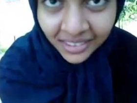 A cute lady from the webcam gives a