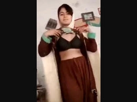 Pathan model displays her beautiful tits