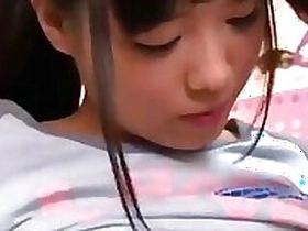 Beautiful Jap girl has good sex with her