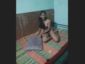 Naked lover caught in the activity by