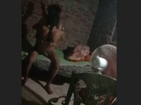A lean country girl lifts and has sex in