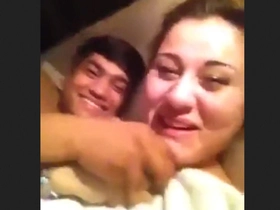Indian boy and foreigner prostitute in a