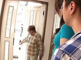 Asian family with ebony guy